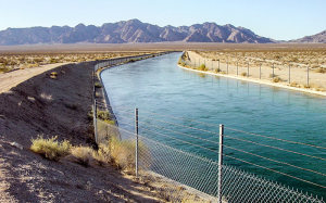 Canal from Highway 177 near Iron Mountain surveying, mapping, GIS services