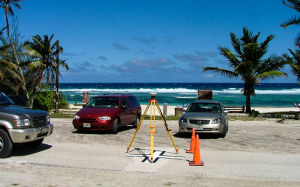 Andersen AFB Guam surveying and GPS data collection